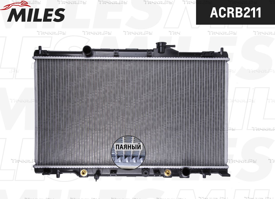 Радиатор охлаждения двигателя Miles для Honda CR-V II 2001-2007. Артикул ACRB211