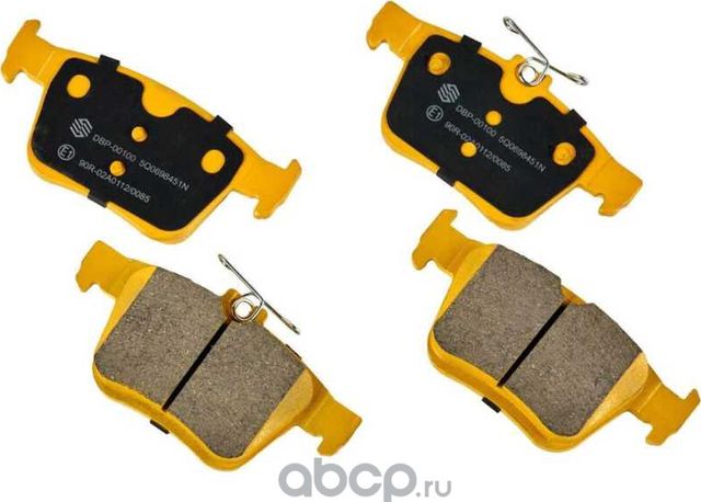 Колодка тормозная дисковый тормоз к-т задняя (Wayteko). Артикул DBP00100