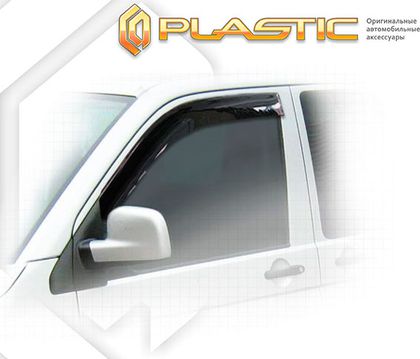 Дефлекторы СА Пластик для окон (Classic полупрозрачный) Volkswagen Caravelle T5 2003-2009. Артикул 2010030304946
