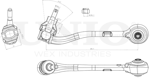 Рычаг подвески (Unio). Артикул SSP-40060