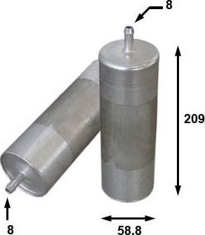 Топливный фильтр JS Asakashi. Артикул FS2028