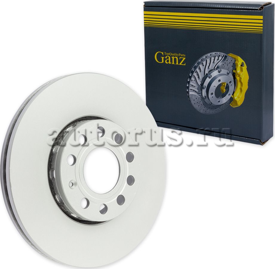 Диск тормозной передний с покрытием VAG GANZ GIJ06088. Артикул GIJ06088