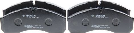 Тормозные колодки Bosch (Low-Metallic) передние для IVECO Daily III 1999-2006. Артикул 0 986 494 266