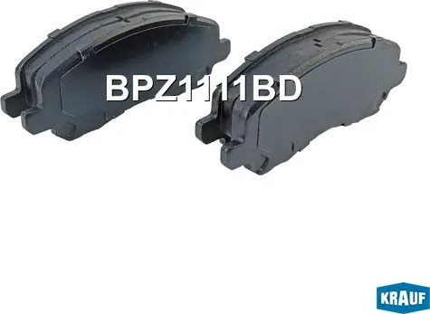 Колодки тормозные дисковые Krauf. Артикул BPZ1111BD