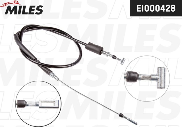 Трос ручника (тросик ручного тормоза) Miles задний правый/левый для IVECO Daily V 2011-2014. Артикул EI000428