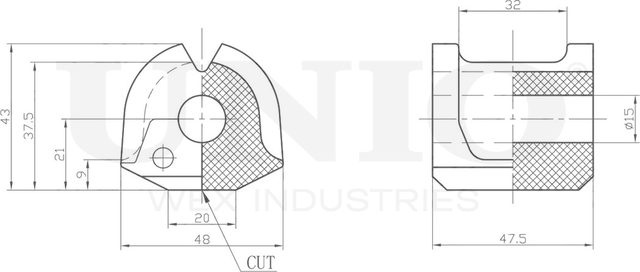 Втулка стабилизатора (Unio). Артикул RMP-10203