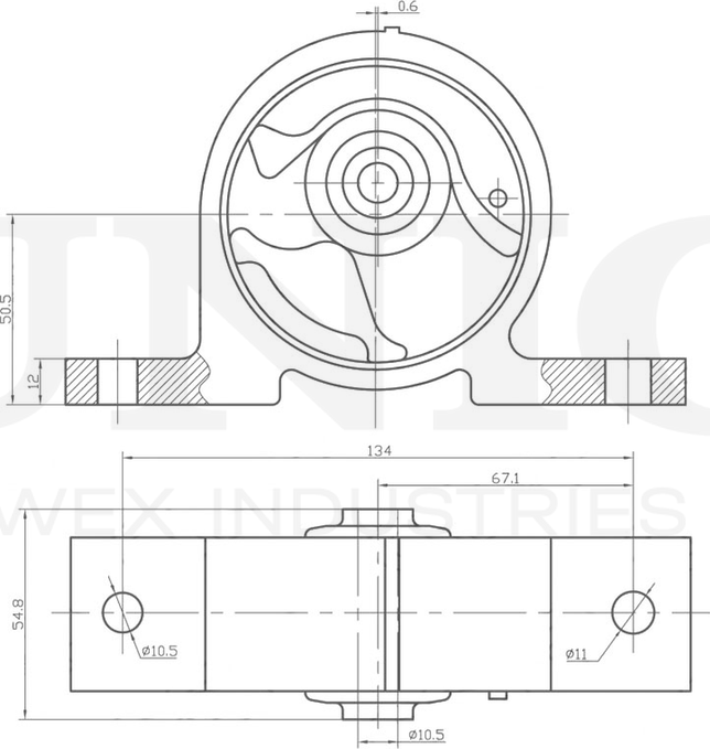 Опора двигателя (Unio). Артикул RMP-15085