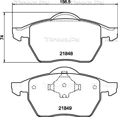 Тормозные колодки Mintex. Артикул MDB1741