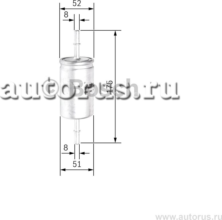 Фильтр топливный FORD TRANSIT CONNECT 02- 1.8 (Bosch). Артикул 0450905939