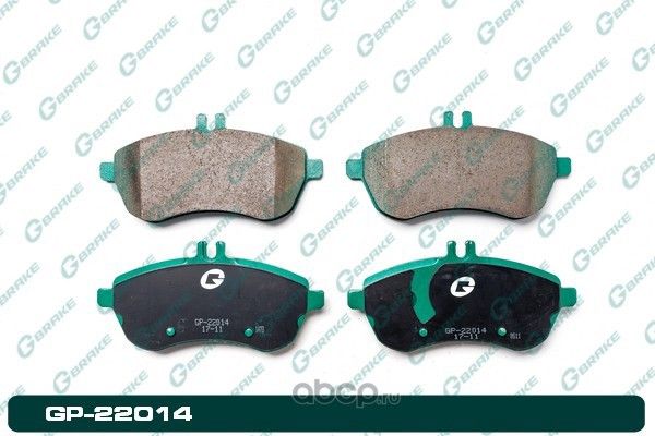 Колодки тормозные дисковые (G-Brake). Артикул GP22014