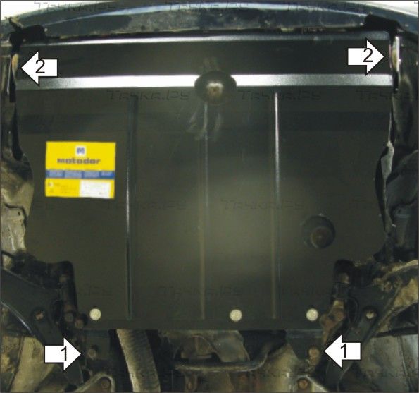 Защита Мотодор для картера, КПП Nissan R-nessa 1997-2001. Артикул 01412