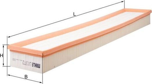 Воздушный фильтр Mahle-Knecht. Артикул LX 3772