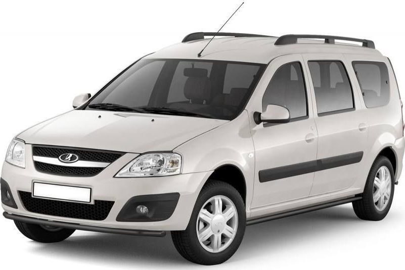 Защита PT Group заднего бампера угловая d=51 мм ШАГРЕНЬ (ППК) для Lada Largus 2012-2026. Артикул LLA330202