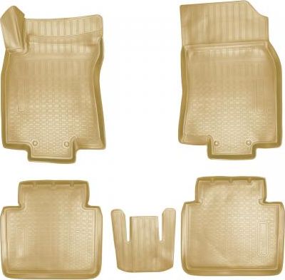 Коврики Норпласт 3D для салона Nissan X-Trail T32 2015-2026 БЕЖЕВЫЕ. Артикул NPA11-C61-812Beige