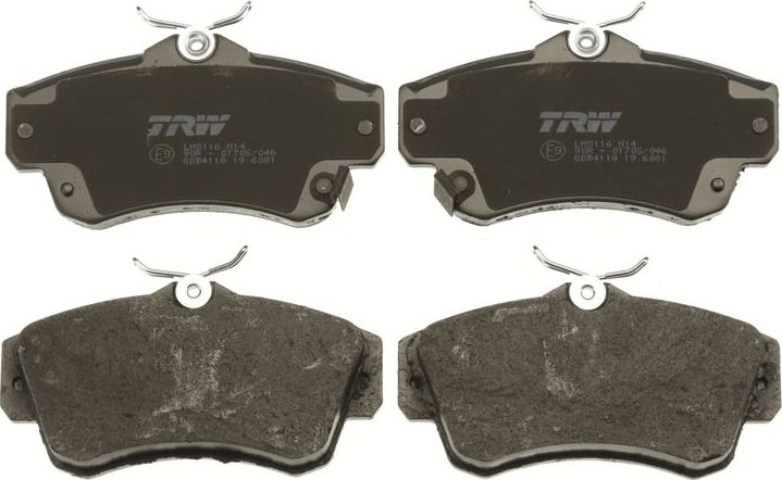 Тормозные колодки TRW COTEC. Артикул GDB4118