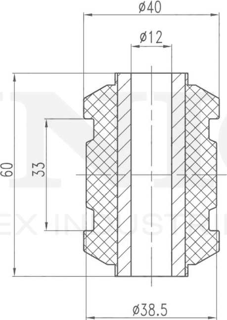 Сайлентблок рычага подвески (Unio). Артикул RMP-20007