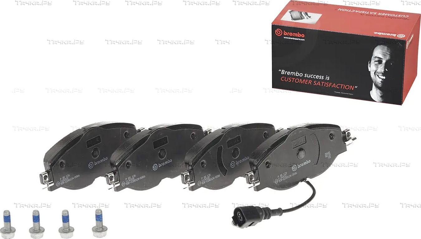 Тормозные колодки Brembo PRIME LINE передние для SEAT Tarraco I 2018-2026. Артикул P 85 126