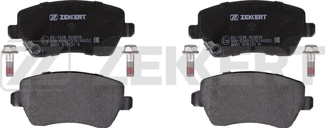 Тормозные колодки Zekkert передние для Nissan Note II 2015-2026. Артикул BS-1248