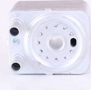 Радиатор масляный (маслоохладитель) для двигателя Nissens (алюминий). Артикул 90655