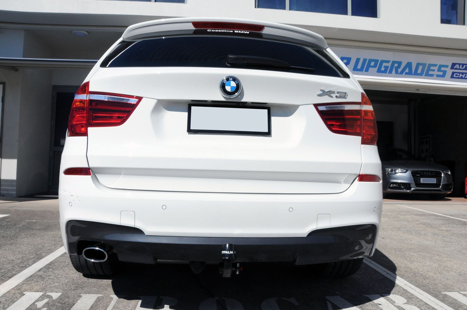 Фаркоп Westfalia для BMW X4 F26 (включая M-Sport) 2014-2018. Быстросъемный крюк. Артикул 303404600001