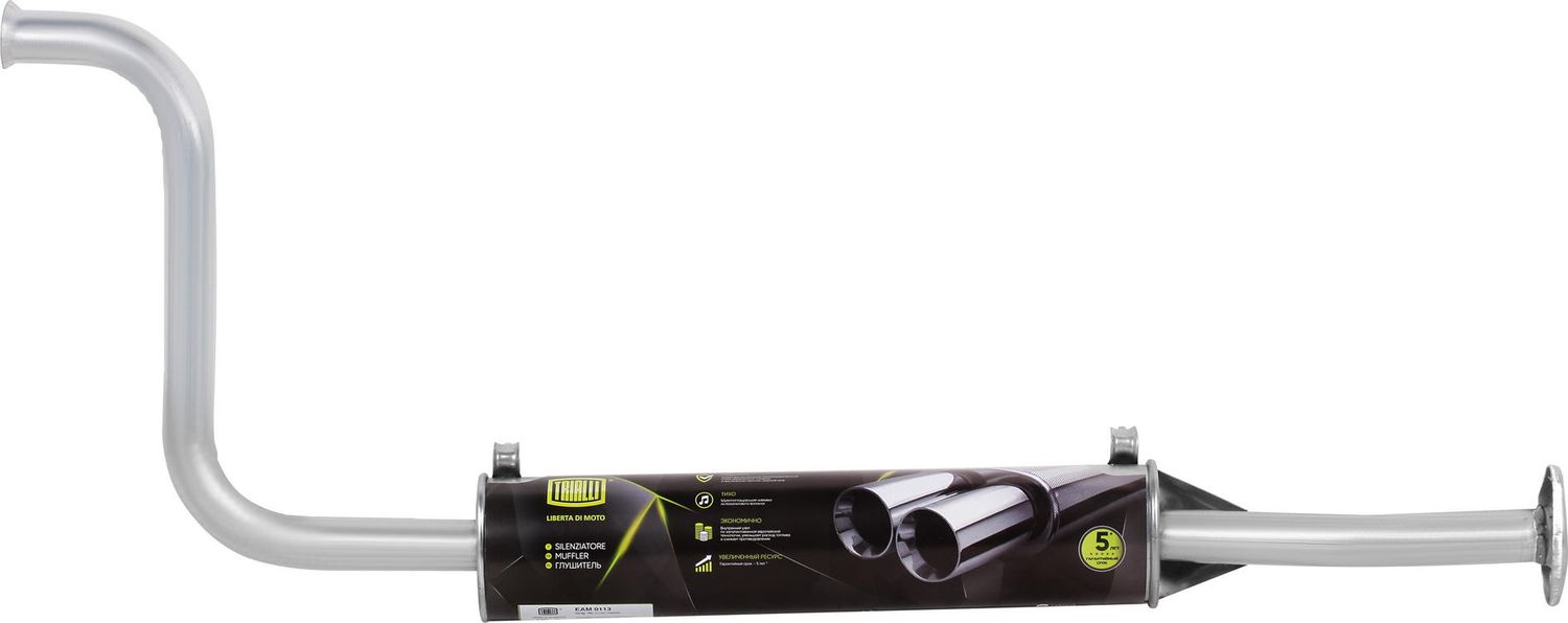 Глушитель (средняя часть) Trialli. Артикул EAM 0113