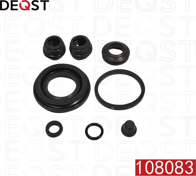 Ремкомплект тормозного суппорта заднего (для поршня O 34 mm  суппорт Nissin). HONDA Accord IV-V 90-9 (Deqst). Артикул 108083