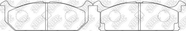 Тормозные колодки NiBK. Артикул PN9117