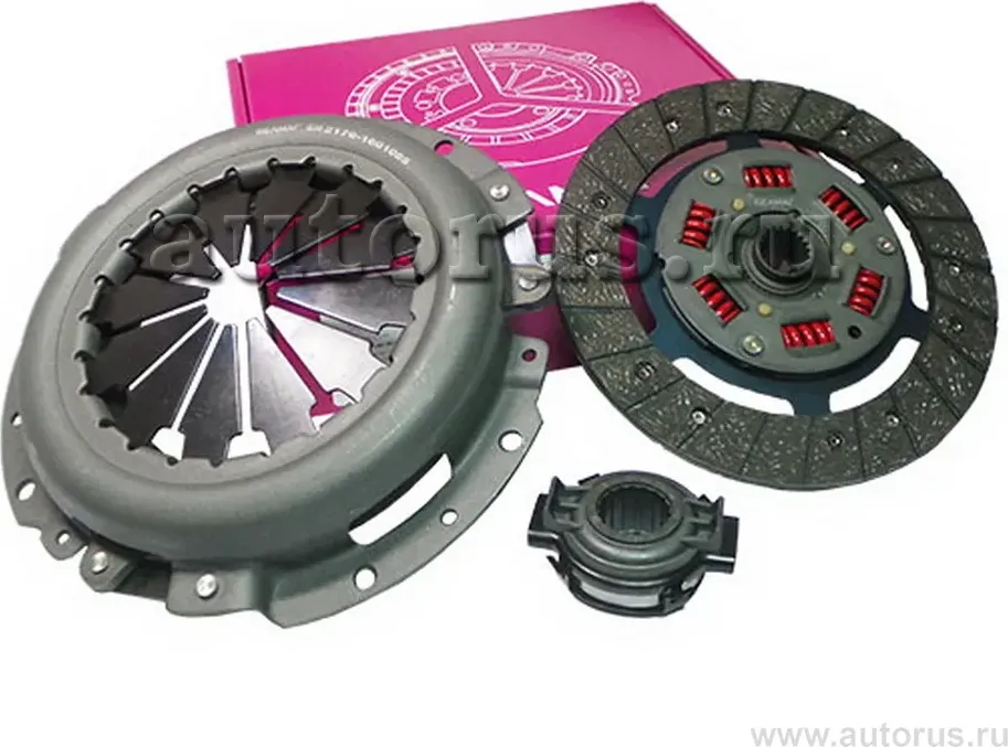 Сцепление ВАЗ 2170 БелМаг в сборе (диск нажимной, ведомый, выжимной подшипник) (Belmag). Артикул BM0207