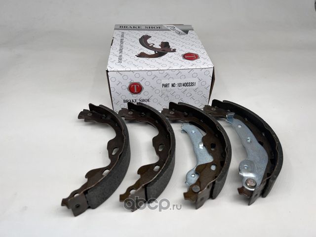 Колодки тормозные барабанные | зад | (Trassavto). Артикул TRSCB003