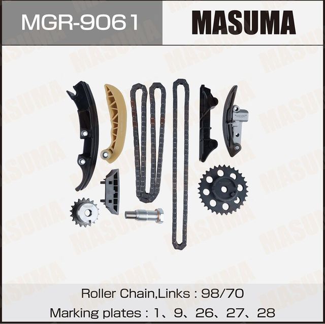 Комплект цепи ГРМ (Masuma). Артикул MGR9061