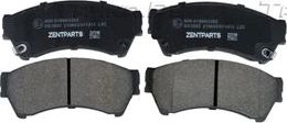 Тормозные колодки Zentparts передние для Opel Commodore B 1972-1975. Артикул Z07298