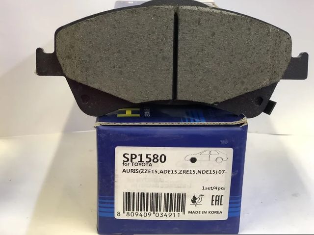 Тормозные колодки Sangsin Hi-Q. Артикул SP1580