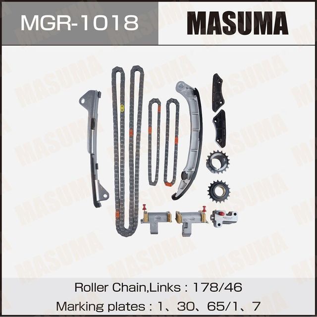 Комплект для замены цепи ГРМ MASUMA, 1GRFE Masuma. Артикул MGR1018