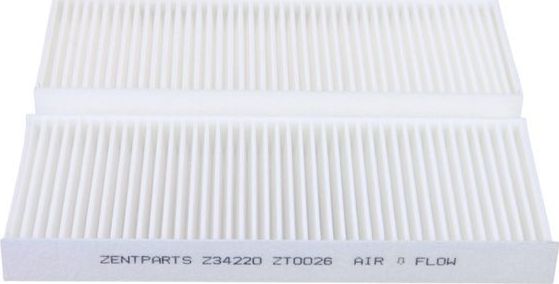 Салонный фильтр Zentparts. Артикул Z34220