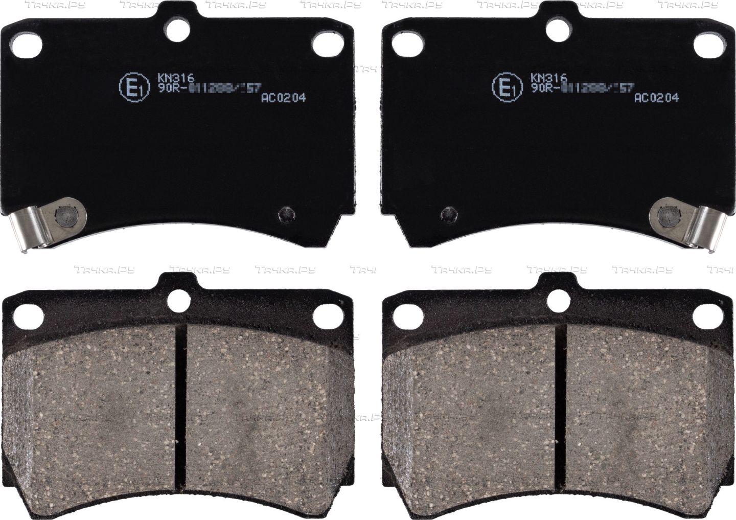 Тормозные колодки Blue Print передние для Mazda Demio I (DW) 1998-2003. Артикул ADM54249