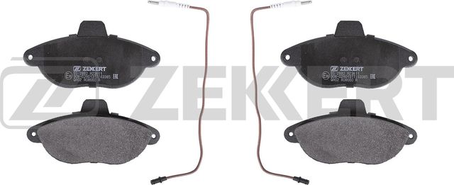 Тормозные колодки Zekkert передние для Fiat Ulysse I 1997-2000. Артикул BS-2882