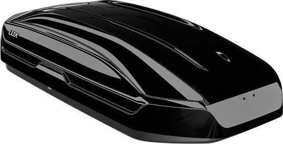 Автомобильный бокс Lux TAVR 197 черный глянец (520 л, 197х89х40 см). Артикул 791989