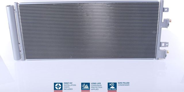 Радиатор кондиционера (конденсатор) Nissens (алюминий) для Opel Corsa E 2014-2019. Артикул 940568