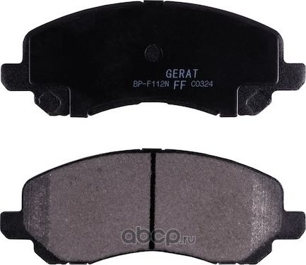 Тормозные колодки Gerat BP-F112N (передние) Normal Gerat. Артикул BPF112N