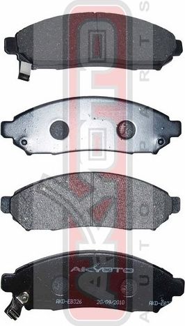 Тормозные колодки Akyoto Packing AKYOTO. Артикул AKD-EB326