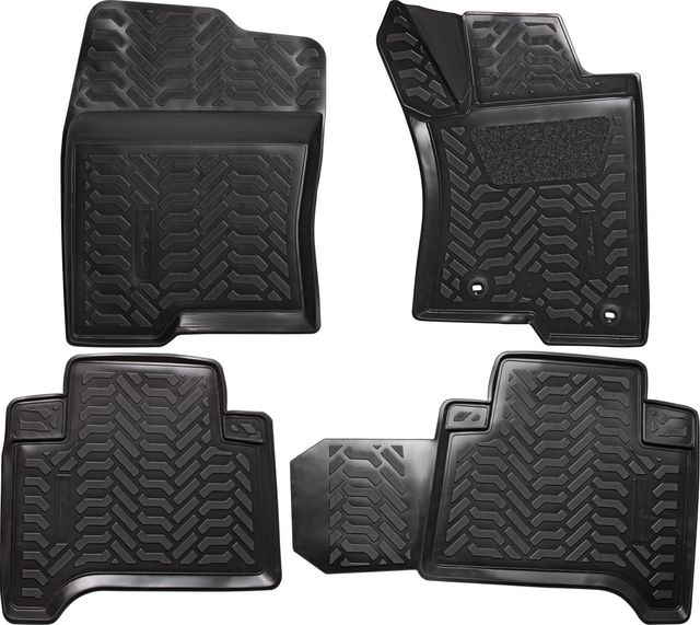 Коврики Airline 3D с высоким бортиком для салона Toyota Land Cruiser Prado 120 (RHD) 2002-2009. Артикул ACM-PS-77