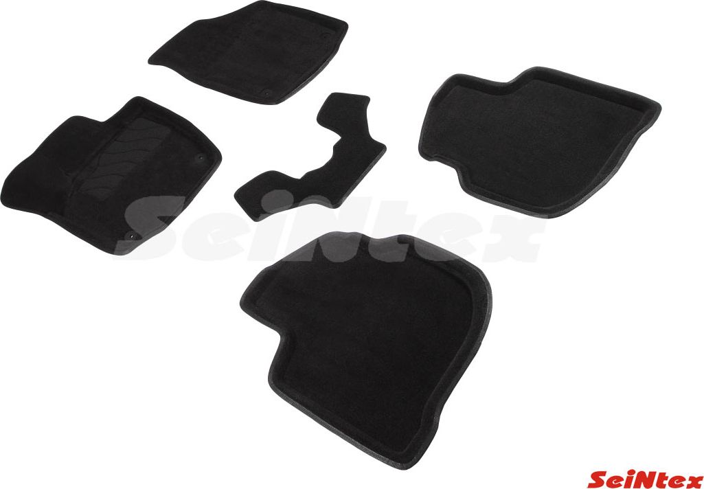 Коврики Seintex 3D ворсовые для салона Skoda Rapid I 2012-2015. Артикул 88368