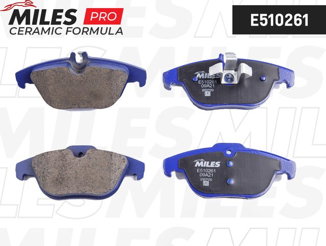 Тормозные колодки Miles (Керамика). Артикул E510261