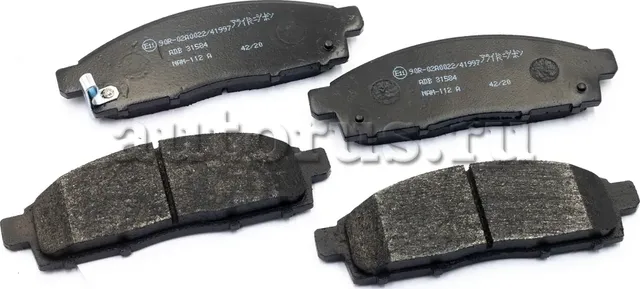 Колодки тормозные MITSUBISHI Pajero Sport,Montero Sport (08-),L200 передние (4шт (Allied Nippon). Артикул ADB31584