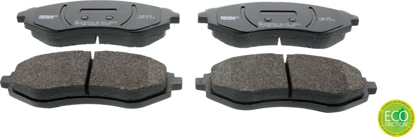 Тормозные колодки Ferodo Premier Eco Friction. Артикул FDB1699