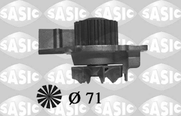 Помпа (водяной насос) Sasic для Fiat Ulysse I 1999-2002. Артикул 2011C41