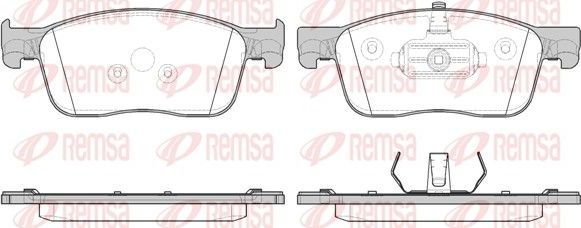 Тормозные колодки Remsa. Артикул 1719.00