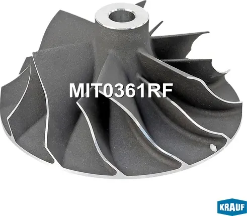 Крыльчатка турбокомпрессора Krauf. Артикул MIT0361RF