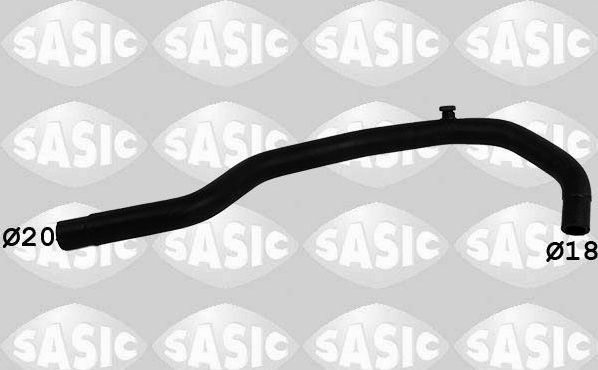 Патрубок радиатора (системы охлаждения) Sasic правый для Renault Sandero II 2013-2021. Артикул 3404218