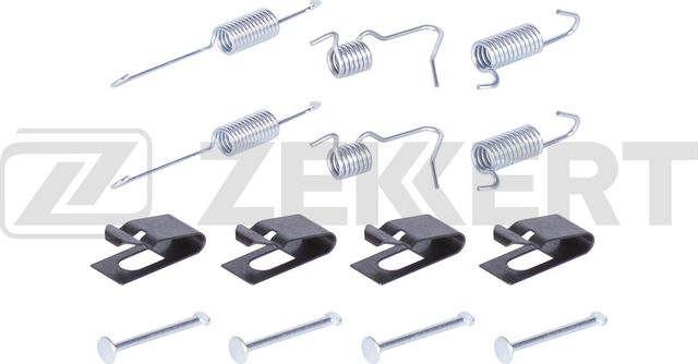 Комплект установочный задн. торм. колодок Nissan Qashqai (J10) 07-  X-Trail (T31) 07-  Toyota Coroll Zekkert. Артикул BR-1515